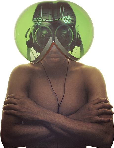 fig.: Haus-Rucker-Co Environment Transformer (Flyhead), 1968. Foto: Ben Rose. Esquire Magazine. Archiv Zamp Kelp.