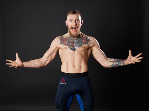 Mixed Martial Arts Superstar Conor Mcgregor Represents Footwear And Apparel By Reebok