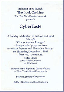 Ernest Schmatolla "Lookonline.com is the longest running on-line fashion publication in the world. Before there was Hypermode.com, FashionInternet.com, NYstyle.com, Fashionmall.com, Elle.com, hairnet.com, Hintmag.com and even Fashion.net, there was us. We have not always garnered the attention, funding or notoriety of some other of these fashion sites, but those in our industry, who have followed Lookonline's development over the years, know we helped pioneer the use of the Internet in providing real-time coverage of fashion events, regularly scheduled video reports, fashion blogs (DFR: Daily Fashion Report has been in blog format for 6 years and is the first fashion blog), market reports, editorial cartoons and original runway and event photography long before there were sites like Style.com or Fashionweekdaily."