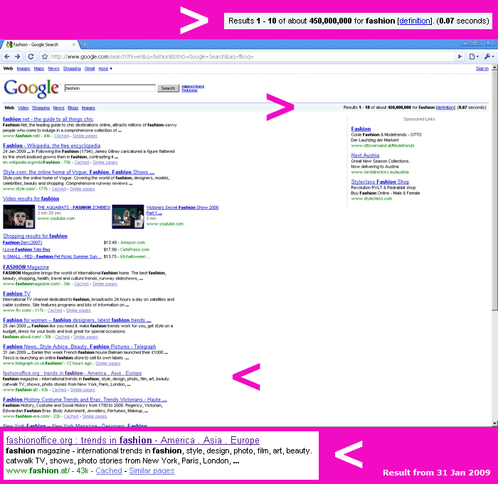 In 2009 Fashionoffice celebrates 13 years top-relevance in 'fashion'. Read more about the top-ranking history of the magazine https://www.fashion.at/press/2008/mediainfo10-2008.htm.