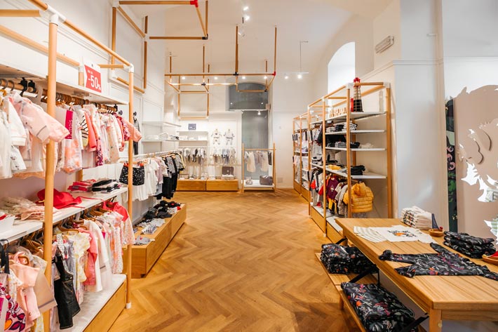 French children's wear label Petit Bateau opened new the boutique boulevard in Vienna