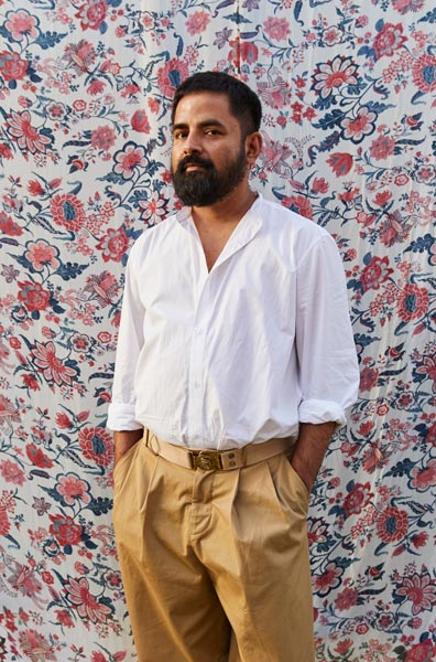 Portrait of Sabyasachi Mukherjee who founded the eponymous label 'Sabyasachi' in 1999. Photo: (C) Linn Hansson. 