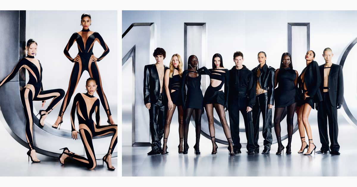 Mugler H M collection launch was celebrated with a party music