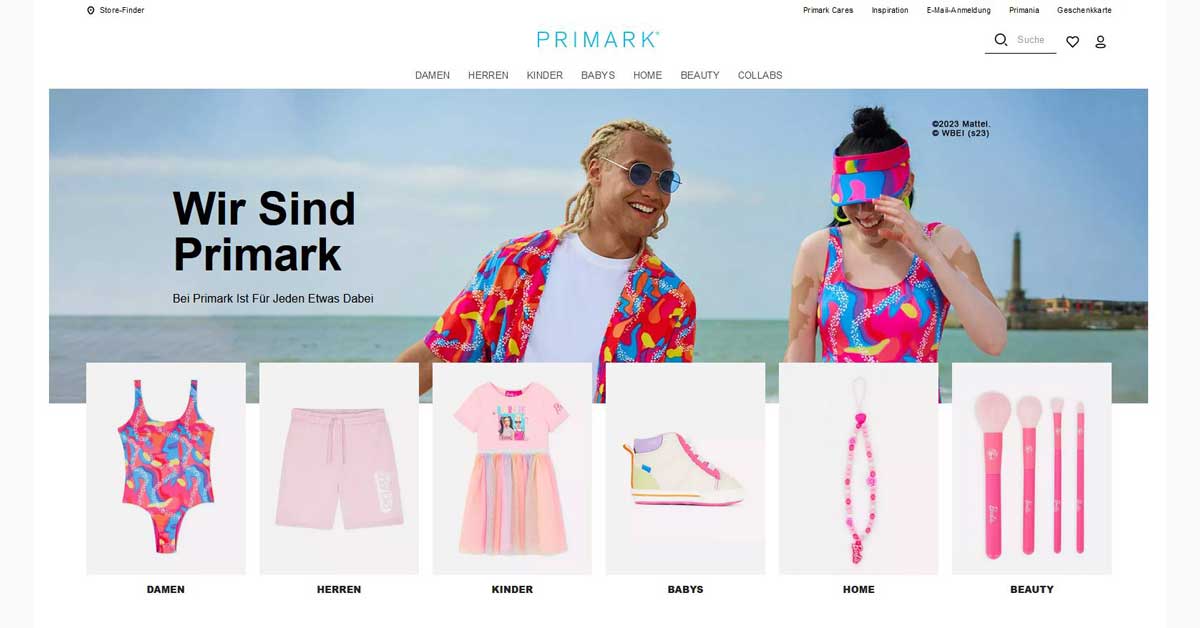 Primark hotsell clothing online