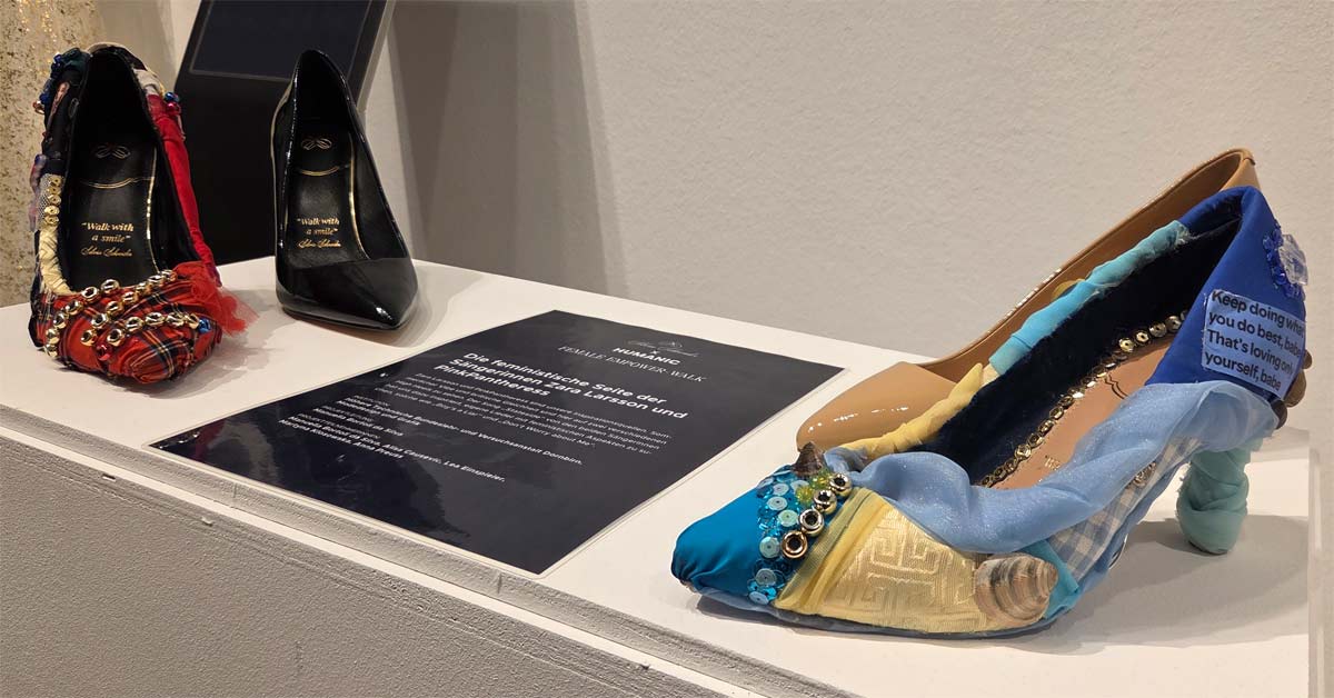 Two feminist designs by students of HTL Dornbirn.