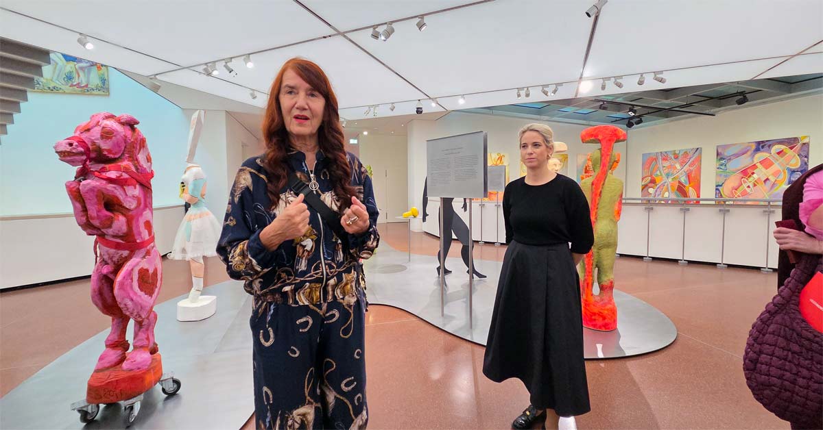 Elisabeth von Samsonow at the Heidi Horten Collection press preview