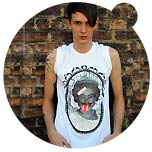 New York based designer Brian Wood entitled the spring/summer B Wood t-shirt line 'Flash the Queen'. He uses sexual undertones and the tradition of Wimbledon to celebrate the rebellious site of fashion: "You only live once - let's Flash the Queen" ...
