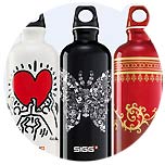 In 2009, the Swiss maker of reusable water bottles, Sigg presents an artful collection of over 100 new designs inspired by eastern culture, showing rocking floral prints, or bottles with statements such as 'Simply Eco Logical' which is the motto behind these water bottles in general....