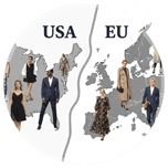 A quiz exploring how Europe and the USA shaped fashion history—from blue jeans to scarves, bags, sneakers, and iconic headwear.