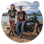 Each summer, Faaker See unveils a limited-edition biker shirt. The 2025 design by Alexander Kofler launches ahead of European Bike Week.