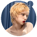 Hair collection 'Gold and Honey' photographed by Hilde Van Mas, featuring hairstyles by Steinmetz-Bundy Privatsalon
